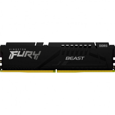 Модуль пам'яті для комп'ютера DDR5 16GB 6800 MHz Beast Black EXPO Kingston Fury (ex.HyperX) (KF568C34BBE-16)