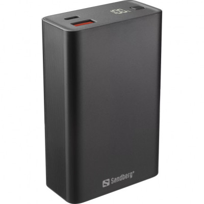 Батарея універсальна Sandberg 20000mAh, PD/65W, QC/3.0, low carrent mode, +cable 100W (420-95)