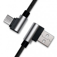 Дата кабель USB 2.0 AM to Type-C 1.0m Premium black REAL-EL (EL123500032)