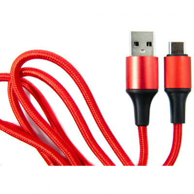 Дата кабель USB 2.0 AM to Type-C 1.0m red Dengos (NTK-TC-MT-RED)