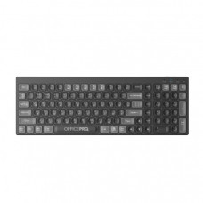 Клавіатура OfficePro SK985BO Bluetooth/Wireless UA Black/White (SK985BO)