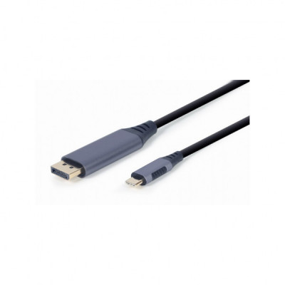 Кабель мультимедійний USB-C to DisplayPort 1.8m 4K 60Hz Cablexpert (CC-USB3C-DPF-01-6)