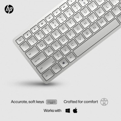 Клавіатура HP 970 Programmable Bluetooth/Wireless UA White (3Z729AA)