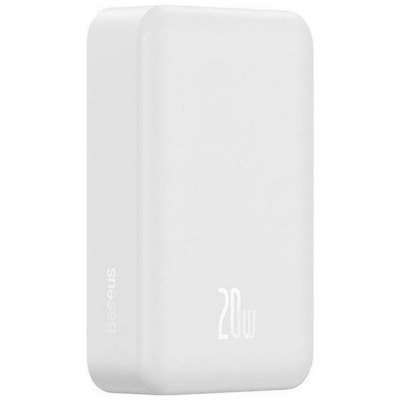 Батарея універсальна Baseus Magnetic Mini 20000mAh 20W, White (P10022102212-01 / PPCXM20)