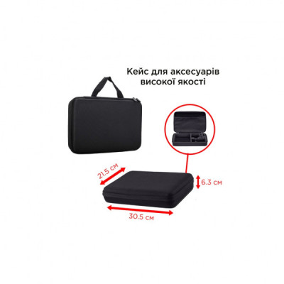 Екшн-камера AirOn ProCam 7 30in1 Blogger Kit Black (4822356754800)