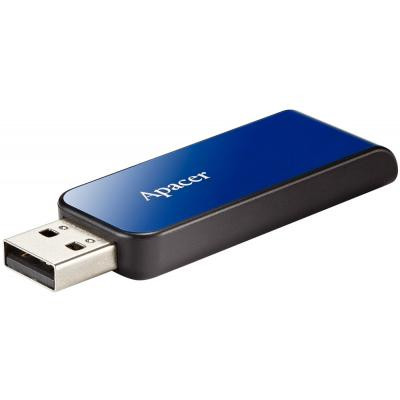 USB флеш накопичувач Apacer 64GB AH334 blue USB 2.0 (AP64GAH334U-1)