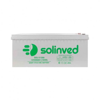 Батарея до ДБЖ Solinved 12V-200Ah, GEL (SLG200-12)