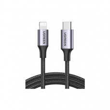 Дата кабель USB-C to Lightning 1.0m US304 MFI Dark Green Ugreen (US304/80564)