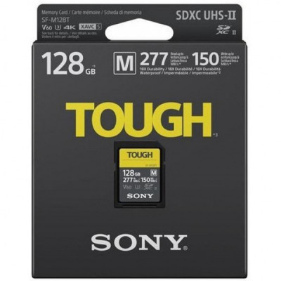 Карта пам'яті Sony 128GB SDXC class10 UHS-II U3 V60 Tough (SFM128T.SYM)