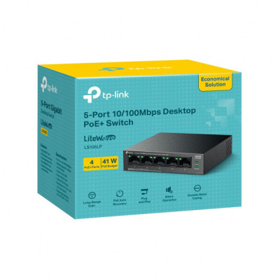 Комутатор мережевий D-Link LS105LP