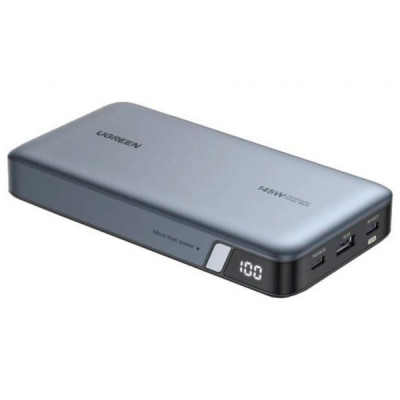 Батарея універсальна Ugreen 25000mAh 145W Two-way PD 3.1 grey (PB205)