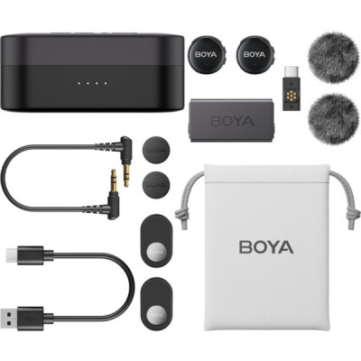 Мікрофон Boya LINK 3-02 Type-C/TRS Black (LINK 3-02) Мікрофон Boya LINK 3-02 Type-C/TRS Black (LINK 3-02)