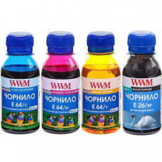 Чорнило WWM Epson L605/L4150/L1455, 4х100г BP/C/M/Y (E26/64SET4-2)