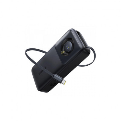 Батарея універсальна Baseus 20000mAh Free2Pull 65W PD, built-in USB-C cable, Black (P10073700123-00) Батарея універсальна Baseus 20000mAh Free2Pull 65W PD, built-in USB-C cable, Black (P10073700123-00)