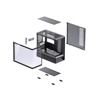 Корпус для ПК JONSBO D200 Black Корпус для ПК JONSBO D200 Black