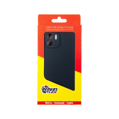 Чохол до мобільного телефона Dengos Carbon Xiaomi Redmi A2 (black) (DG-TPU-CRBN-176)