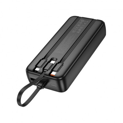 Батарея універсальна HOCO 20000mAh, PD/20W, 22.5W, Black (J132A / 42067 / Black)