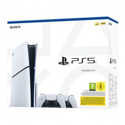 Ігрова консоль Sony Playstation PlayStation 5 Slim (2 геймпада Dualsense) Blu-Ray (1000042053)