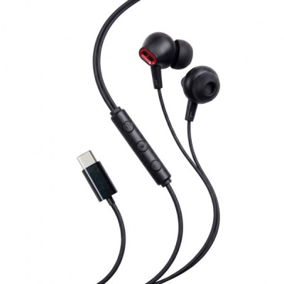Навушники Vention Echo Lite USB-C In-Ear Wired Black (GBBBAV)