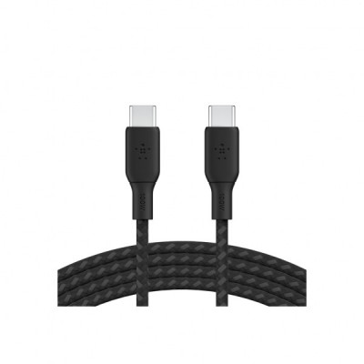 Дата кабель USB-C to USB-C 2.0m 100W black Belkin (CAB014BT2MBK)