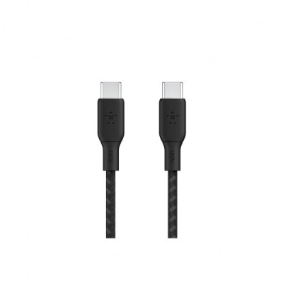 Дата кабель USB-C to USB-C 2.0m 100W black Belkin (CAB014BT2MBK)