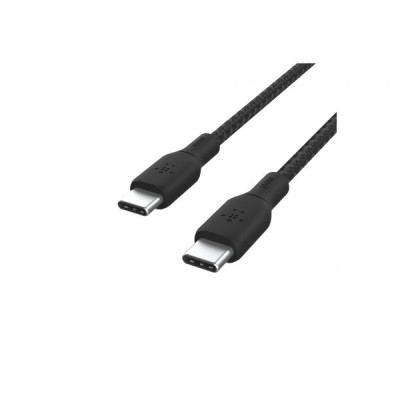 Дата кабель USB-C to USB-C 2.0m 100W black Belkin (CAB014BT2MBK)