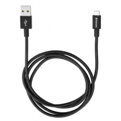 Дата кабель USB 2.0 AM to Micro 5P 1.0m black Verbatim (48863)