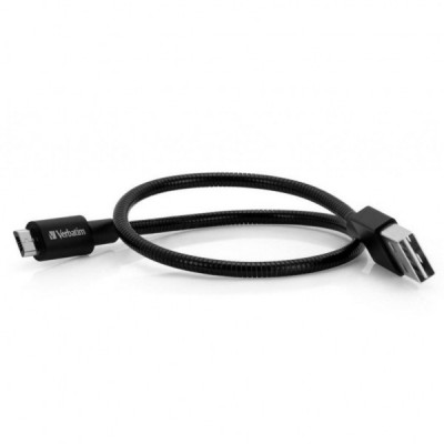 Дата кабель USB 2.0 AM to Micro 5P 1.0m black Verbatim (48863)