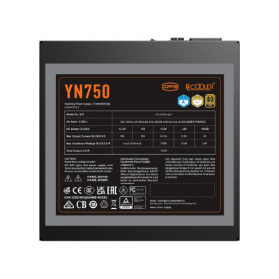 Блок живлення PcCooler 750W (YN750)