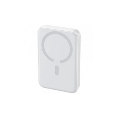 Батарея універсальна JOYROOM Magnetic Wireless 10000mAh 20W PD, QC, USB-C In/Out White (JR-W020 / 6941237119698)