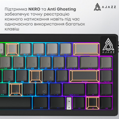 Клавіатура Ajazz AK650 Day Dream Switch Gradient USB UA Black (AK650-DD-BG)