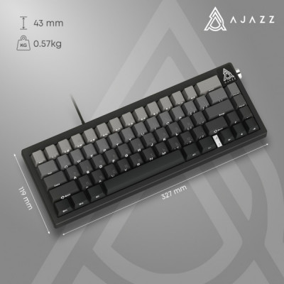 Клавіатура Ajazz AK650 Day Dream Switch Gradient USB UA Black (AK650-DD-BG)
