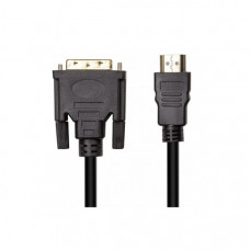 Кабель мультимедійний HDMI (M) to DVI (M), 1.8m PowerPlant (CA912568)