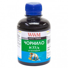 Чорнило WWM HP №177 84 black 200ml (H77/B)