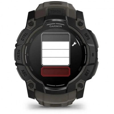 Смарт-годинник Garmin Instinct 3, Tactical, AMOLED, 50mm, Black, GPS (010-03020-50)