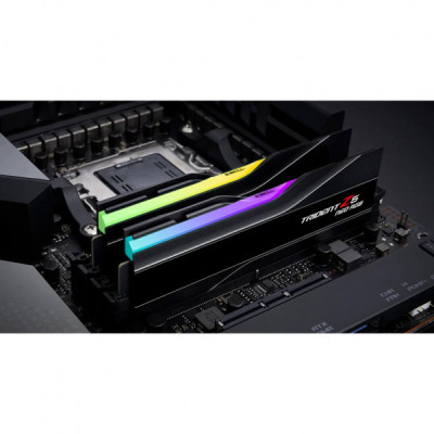 Модуль пам'яті для комп'ютера DDR5 64GB (2x32GB) 6000 MHz Trident Z5 Neo RGB Matte Black G.Skill (F5-6000J2836G32GX2-TZ5NR)