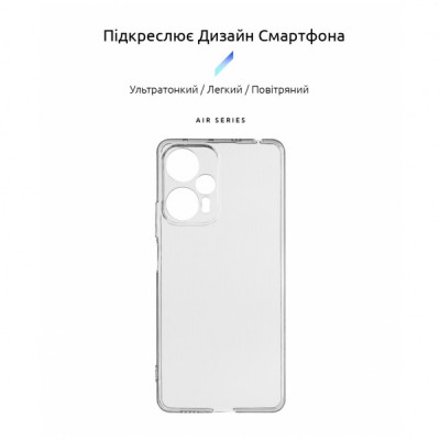 Чохол до мобільного телефона Armorstandart Air Series Xiaomi Poco F5 Camera cover Transparent (ARM68088)