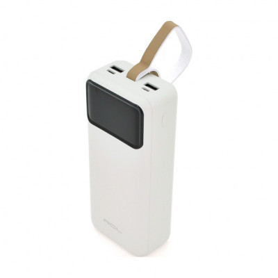 Батарея універсальна ACL 30000mAh, TypeC + Micro, White (PW-88W)
