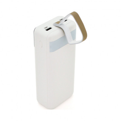 Батарея універсальна ACL 30000mAh, TypeC + Micro, White (PW-88W)