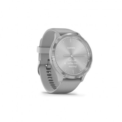 Смарт-годинник Garmin vivomove 3, S/E EU, Silver, Powder Gray, Silicone (010-02239-20)