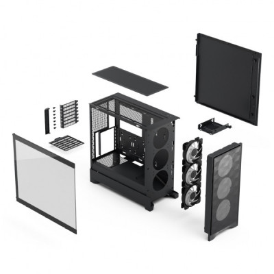 Корпус для ПК Fractal Design Pop 2 Air Black TG RGB (FD-C-POA2A-03) Корпус для ПК Fractal Design Pop 2 Air Black TG RGB (FD-C-POA2A-03)