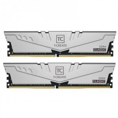 Модуль пам'яті для комп'ютера DDR4 32GB (2x16GB) 3200 MHz T-Create Classic 10L Gray Team (TTCCD432G3200HC22DC01)