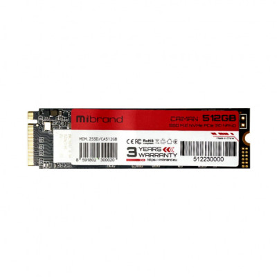 Накопичувач SSD M.2 2280 512GB Mibrand (MIM.2SSD/CA512GB)