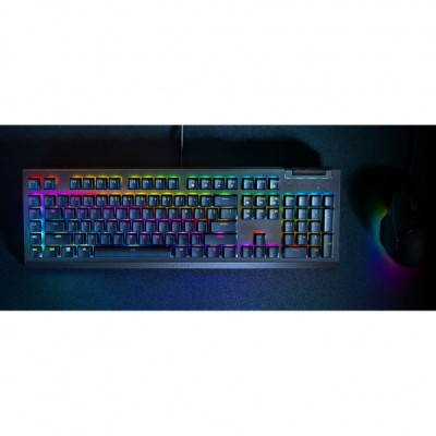 Клавіатура Razer BlackWidow V4 X Green Switch USB RU Black (RZ03-04700800-R3R1)