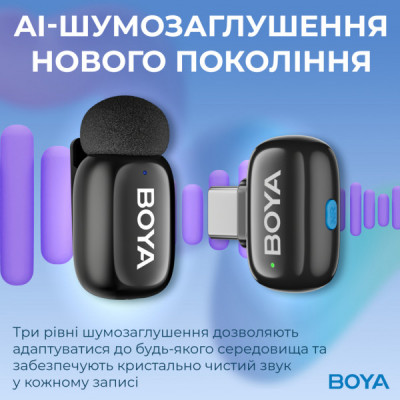Мікрофон Boya mini-16 Type-C Black (mini-16) Мікрофон Boya mini-16 Type-C Black (mini-16)