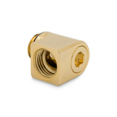 Фітинг для СВО Ekwb EK-Quantum Torque Micro Rotary 90 - Gold (3831109851043)