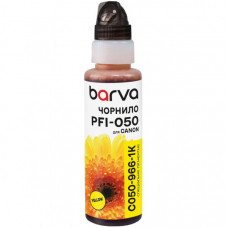 Чорнило Barva Canon PFI-050 100мл, Pigm., флакон OneKey, Yellow (C050-966-1K)
