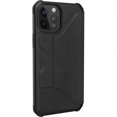 Чохол до мобільного телефона Uag iPhone 12 Pro Max Metropolis, Leather Black (112366118340)