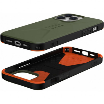 Чохол до мобільного телефона Uag Apple iPhone 14 Pro Max Civilian, Olive (114043117272)