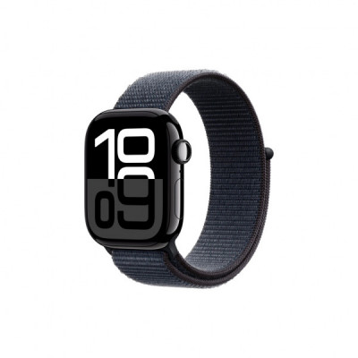 Смарт-годинник Apple Watch Series 10 GPS 42mm Jet Black Aluminium Case with Ink Sport Loop (MWWG3QH/A)